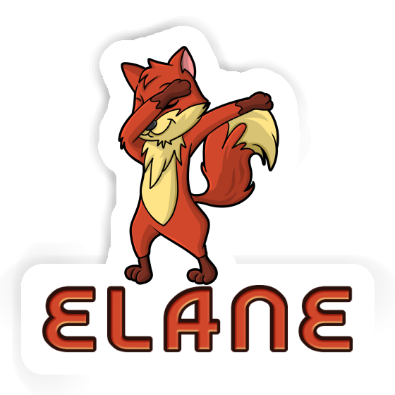 Sticker Fuchs Elane Laptop Image