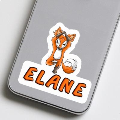 Elane Autocollant Yoga Renard Gift package Image