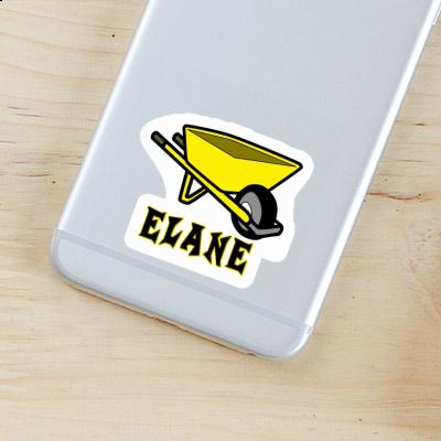 Elane Sticker Schubkarre Notebook Image