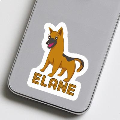 Sticker Elane German Shepherd Image