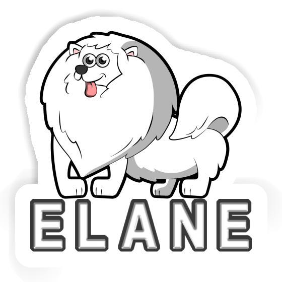 Autocollant Chien Elane Gift package Image