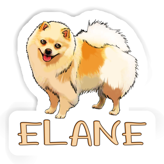 Sticker German Spitz Elane Notebook Image