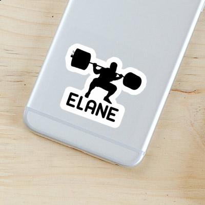 Sticker Elane Weightlifter Image