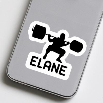 Sticker Elane Weightlifter Image