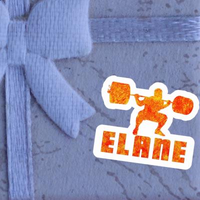 Sticker Elane Weightlifter Laptop Image