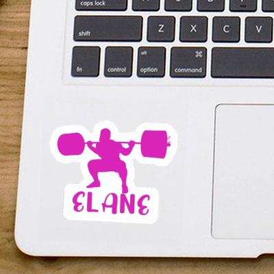 Weightlifter Sticker Elane Notebook Image