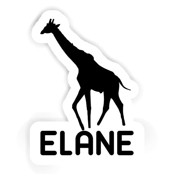 Sticker Elane Giraffe Laptop Image