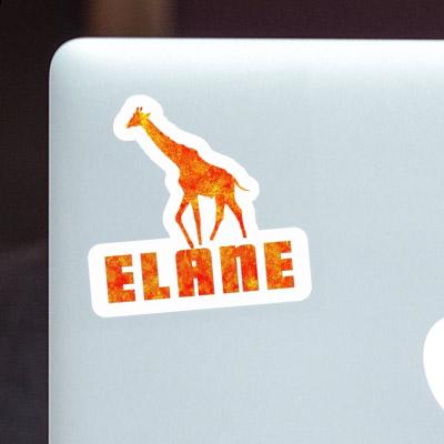 Sticker Elane Giraffe Notebook Image