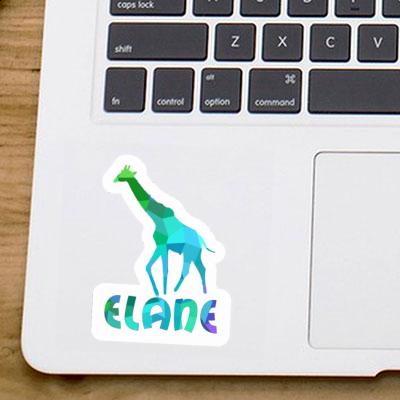 Sticker Elane Giraffe Notebook Image