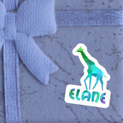 Sticker Elane Giraffe Notebook Image