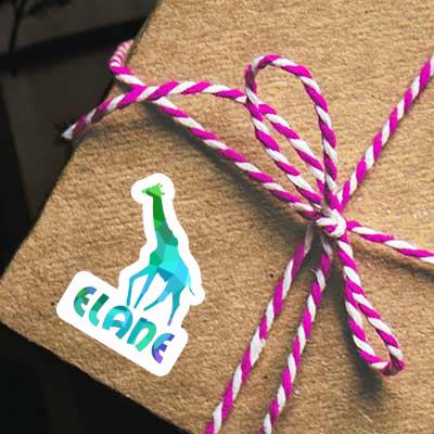 Sticker Elane Giraffe Image