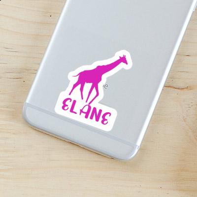 Sticker Giraffe Elane Gift package Image