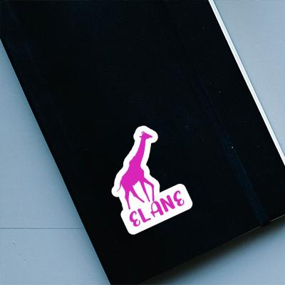 Sticker Giraffe Elane Image