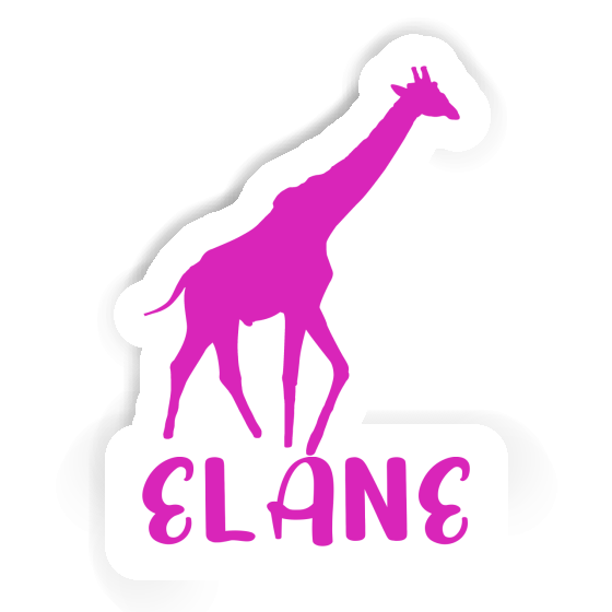 Sticker Giraffe Elane Notebook Image