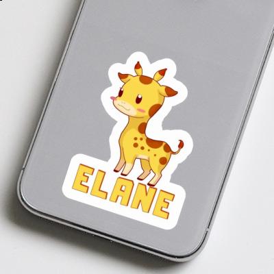 Giraffe Sticker Elane Notebook Image