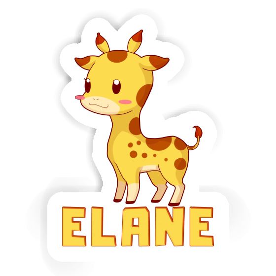 Giraffe Sticker Elane Image