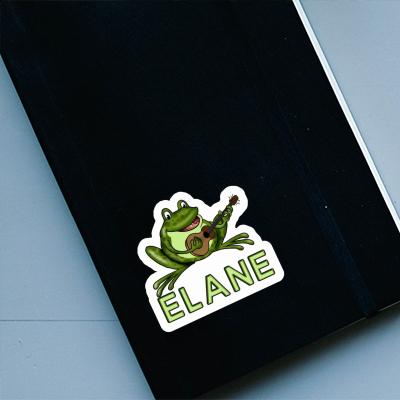 Sticker Elane Guitar Frog Image