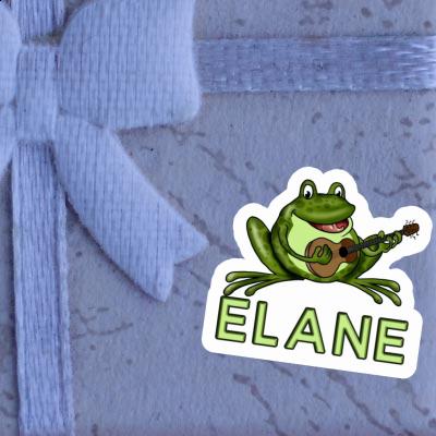 Sticker Elane Guitar Frog Laptop Image