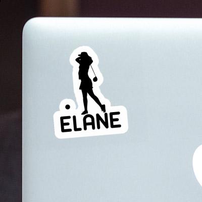 Sticker Golfer Elane Image