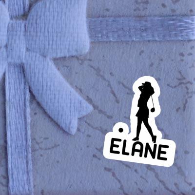 Sticker Golfer Elane Notebook Image