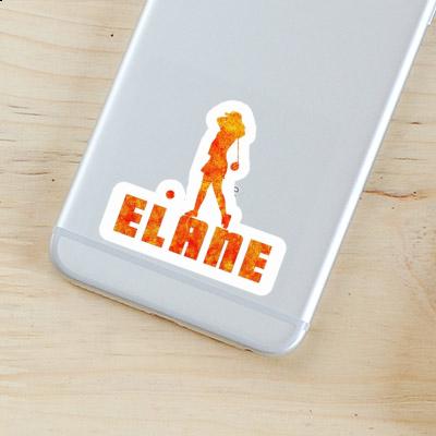 Golfer Sticker Elane Image