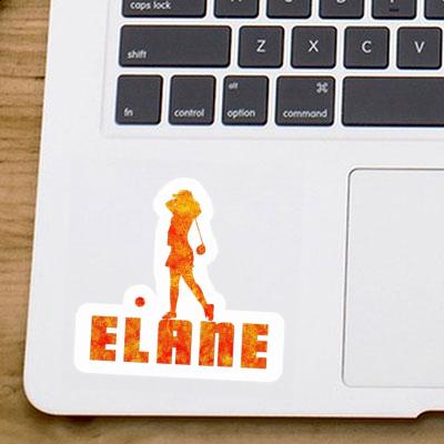 Sticker Golferin Elane Notebook Image