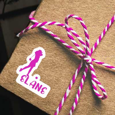 Golferin Aufkleber Elane Gift package Image