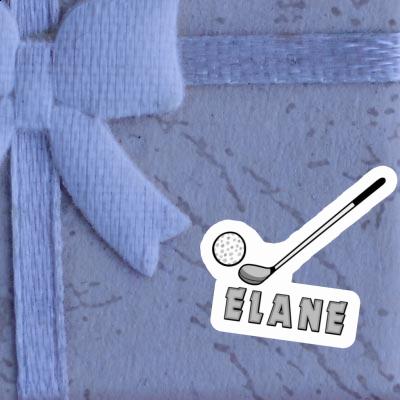 Golf Club Sticker Elane Notebook Image