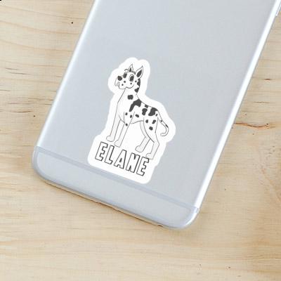 Sticker Great Dane Elane Laptop Image