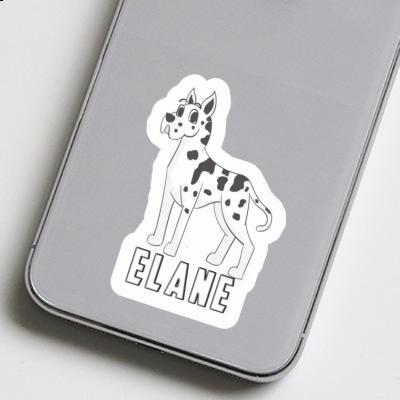 Sticker Great Dane Elane Image