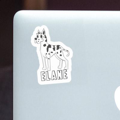 Sticker Great Dane Elane Laptop Image