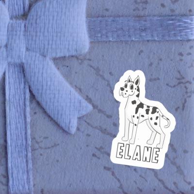 Sticker Great Dane Elane Image