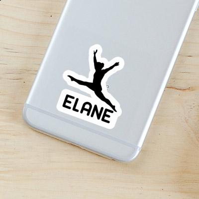 Elane Autocollant Gymnaste Laptop Image