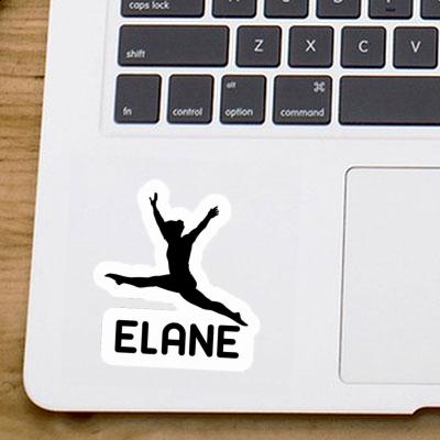 Elane Autocollant Gymnaste Laptop Image