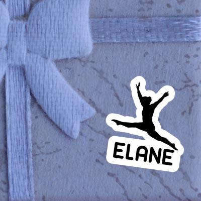 Sticker Gymnast Elane Notebook Image