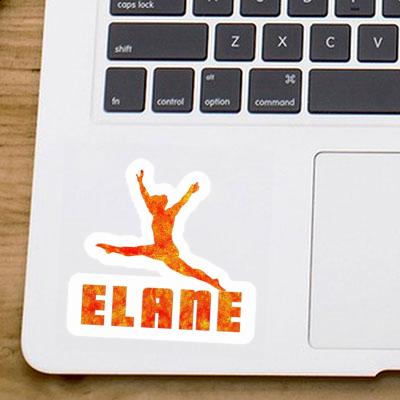 Gymnast Sticker Elane Notebook Image