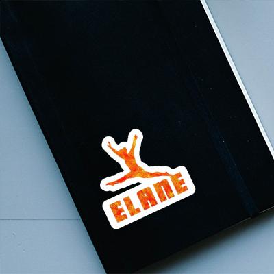 Gymnast Sticker Elane Notebook Image