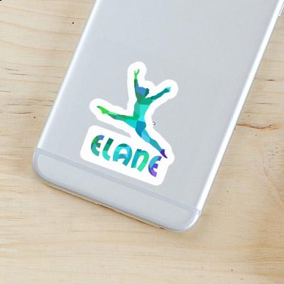 Sticker Gymnast Elane Notebook Image