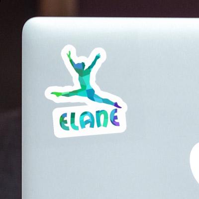 Sticker Gymnast Elane Laptop Image