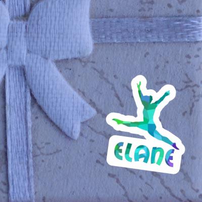 Sticker Gymnast Elane Laptop Image