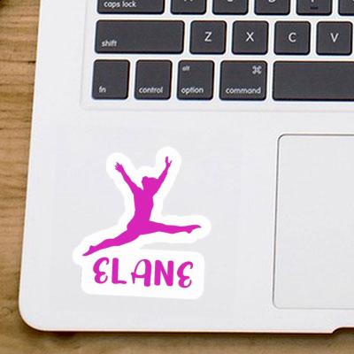 Sticker Elane Gymnast Laptop Image