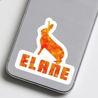 Rabbit Sticker Elane Laptop Image