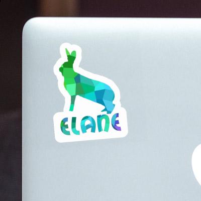 Lapin Autocollant Elane Laptop Image