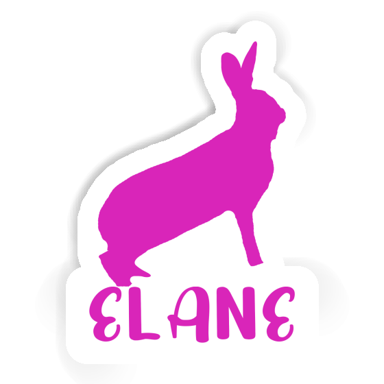 Elane Autocollant Lapin Image