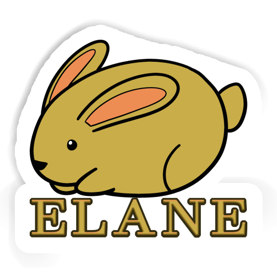 Elane Autocollant Lapin Image