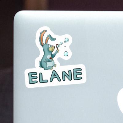 Lapin Autocollant Elane Image