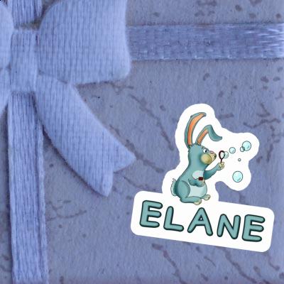 Rabbit Sticker Elane Laptop Image