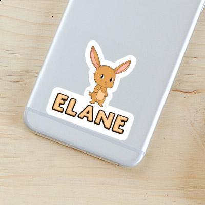 Hase Aufkleber Elane Image