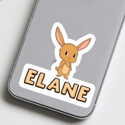 Hase Aufkleber Elane Image