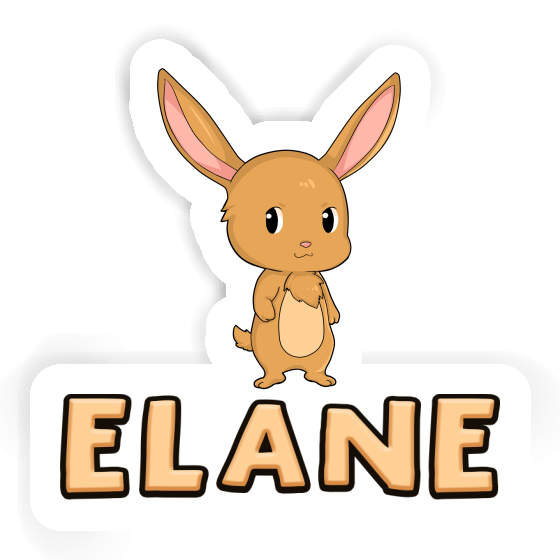 Hase Aufkleber Elane Image